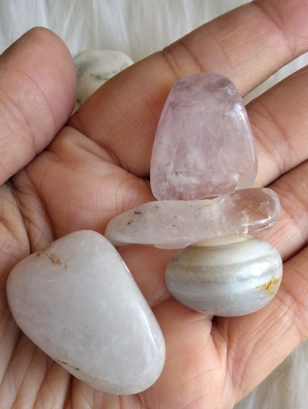 9 Large To Medium Size Stones For Diy Necklace Making - Picture 4 of 5